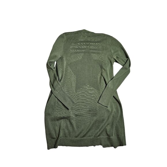 Verve Ami Open Front Cardigan Star Back Detail & Zipper Pockets Women Size S - Picture 4 of 8